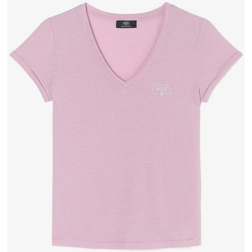 Textil Mulher T-shirts e Pólos Le Temps des Cerises T-shirt SMALLVTR Rosa