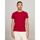 Textil Homem T-shirts e Pólos Tommy Hilfiger MW0MW10800 - STRETCH SLIM FIT-XJV ROYAL BERRY Vermelho