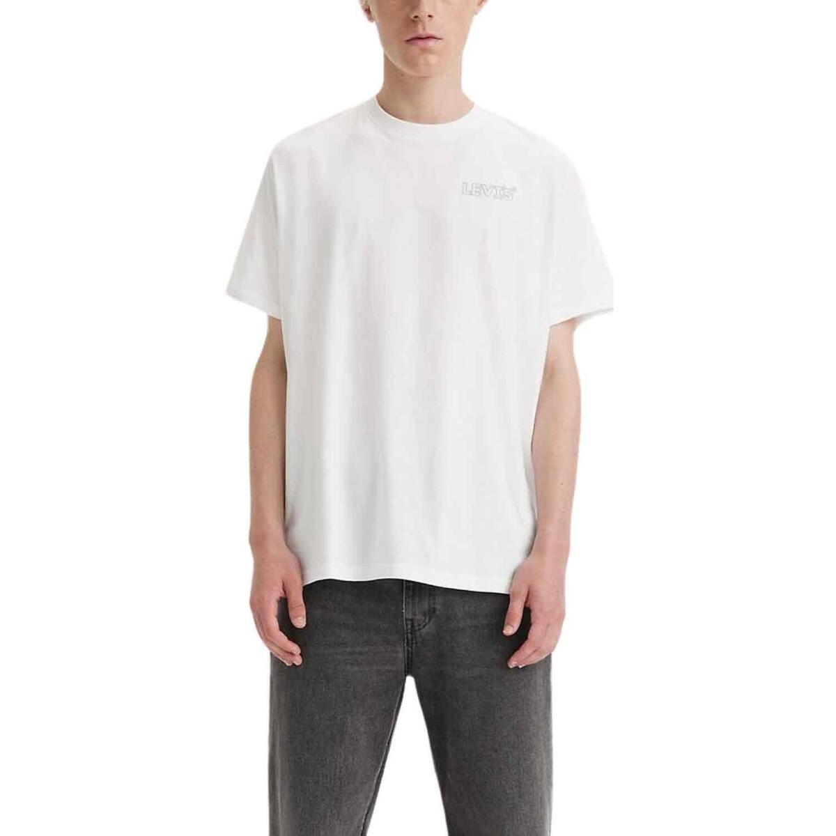 Textil T-Shirt mangas curtas Levi's  Branco