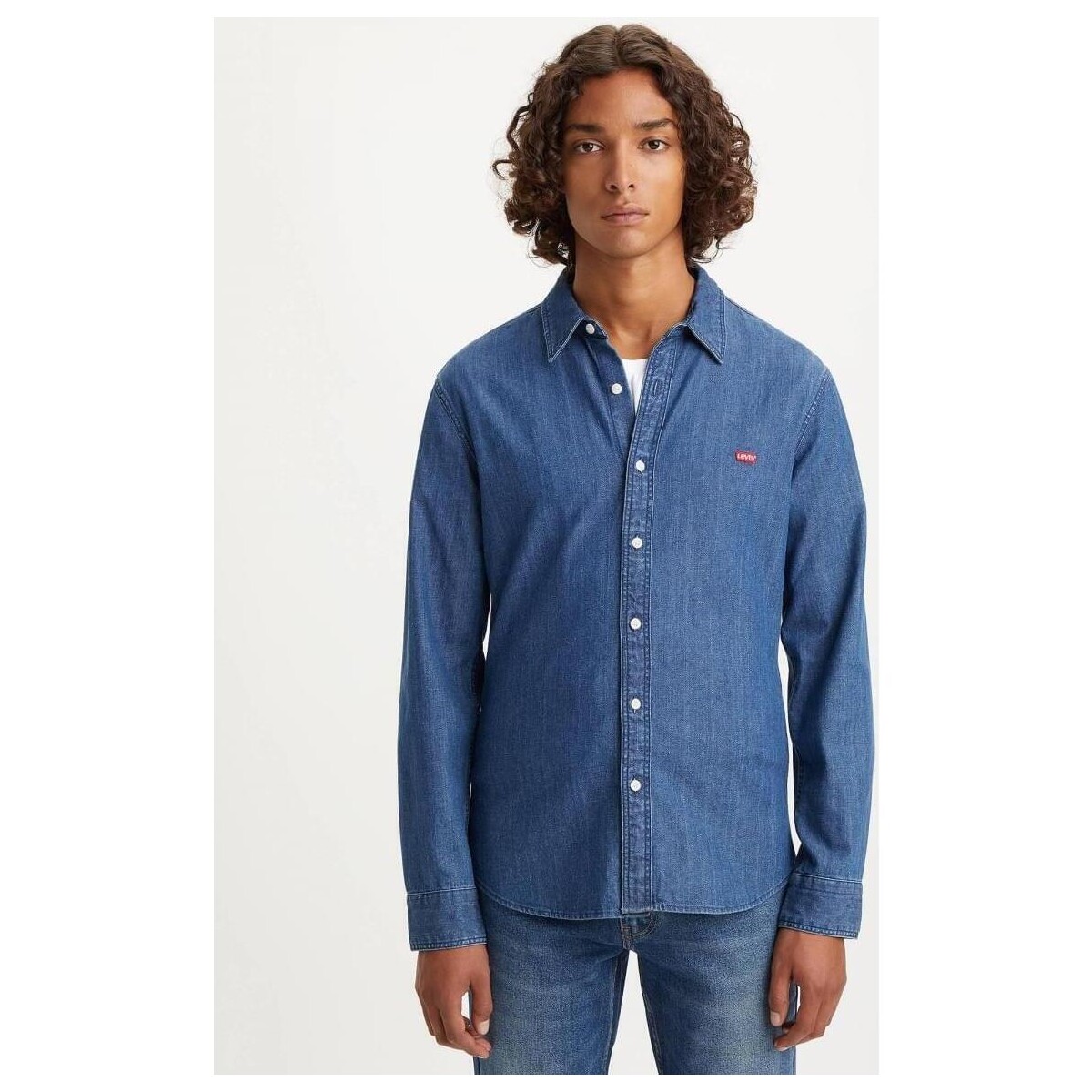 Textil Homem Camisas mangas comprida Levi's 86625-0023-3-1 Azul