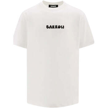 Textil Homem crew-neck short-sleeved T-shirt Grau Barrow  Branco