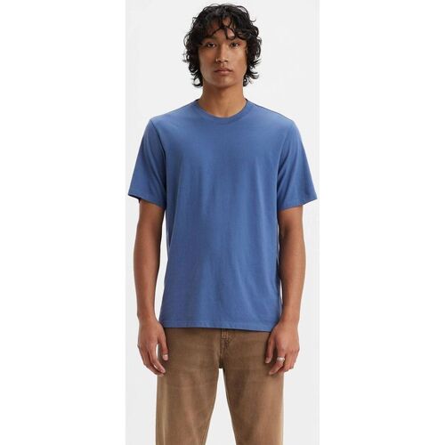Textil Homem T-shirts e Pólos Levi's A3328 0020 - ESSENTIAL TEE-SUNSHINE BLUE Azul