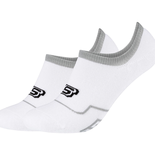 Acessórios soquete Skechers 2PPK Cushioned Footy Socks Branco
