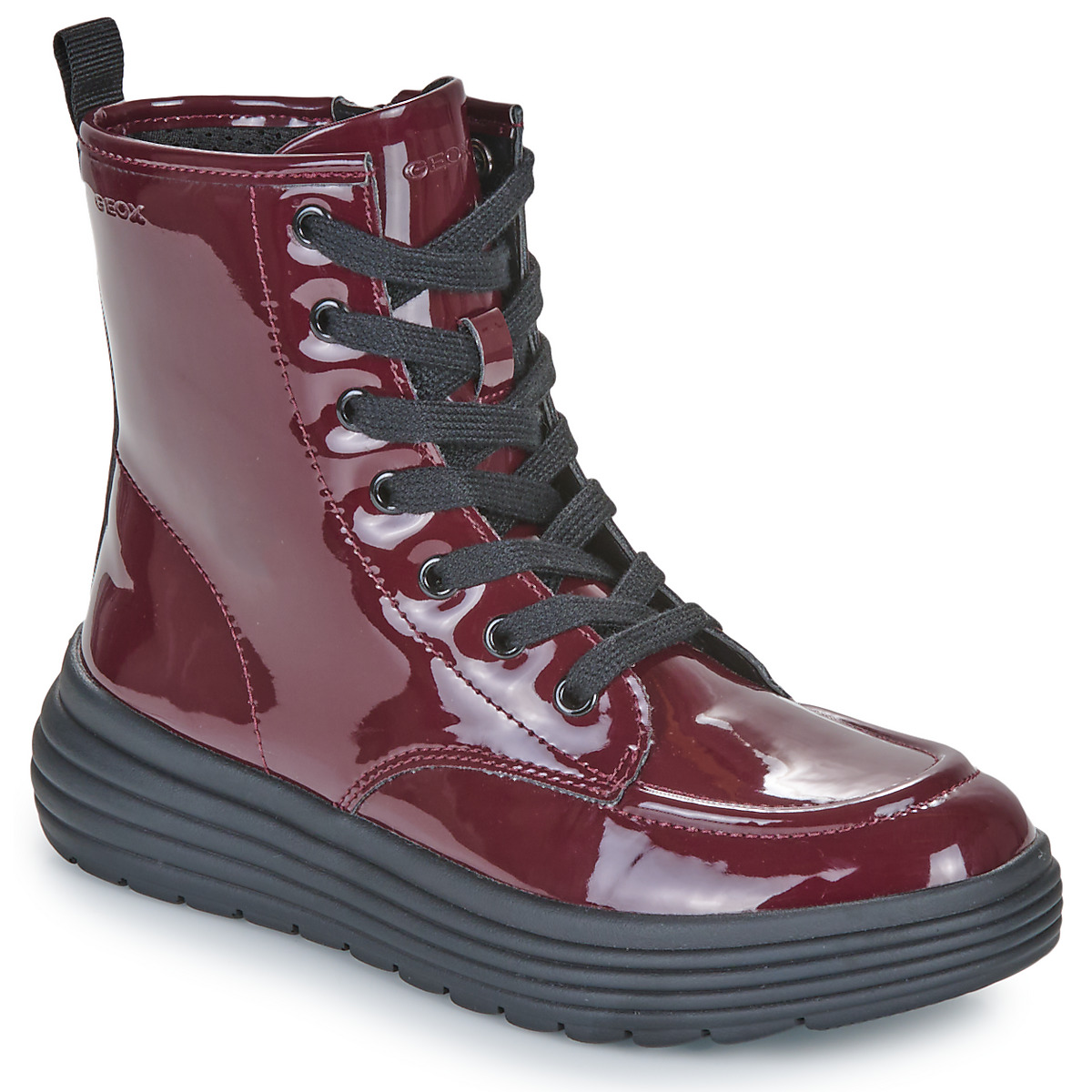 Sapatos Rapariga Botas baixas Geox J PHAOLAE GIRL Bordô