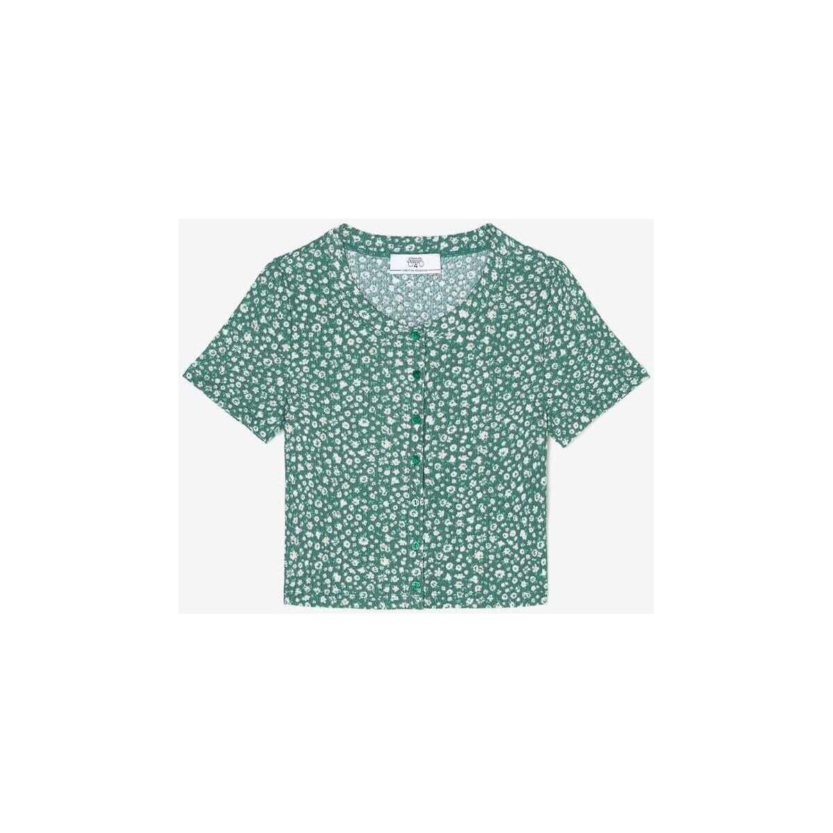 Textil Rapariga T-shirts e Pólos Le Temps des Cerises T-shirt SILOEGI Verde