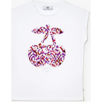 Textil Rapariga T-shirts e Pólos Citrouille et Co T-shirt JAKOBGI Branco