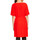 Textil Mulher Vestidos Vila  Vermelho