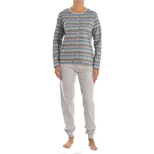 Textil Mulher Pijamas / Camisas de dormir Kisses&Love KL45219 Multicolor