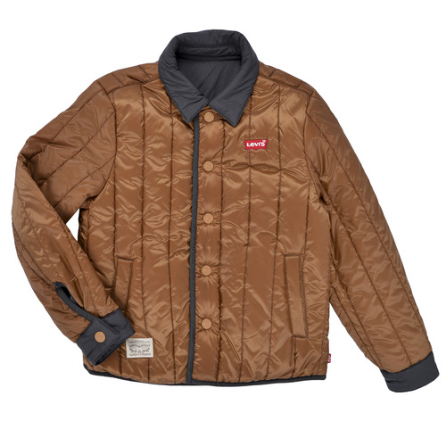 Levi's LVB REVERSIBLE QUILTED SHACKET Preto / Castanho