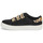 Sapatos Mulher Sapatilhas No Name ARCADE STRAPS PERFOS Preto / Leopardo