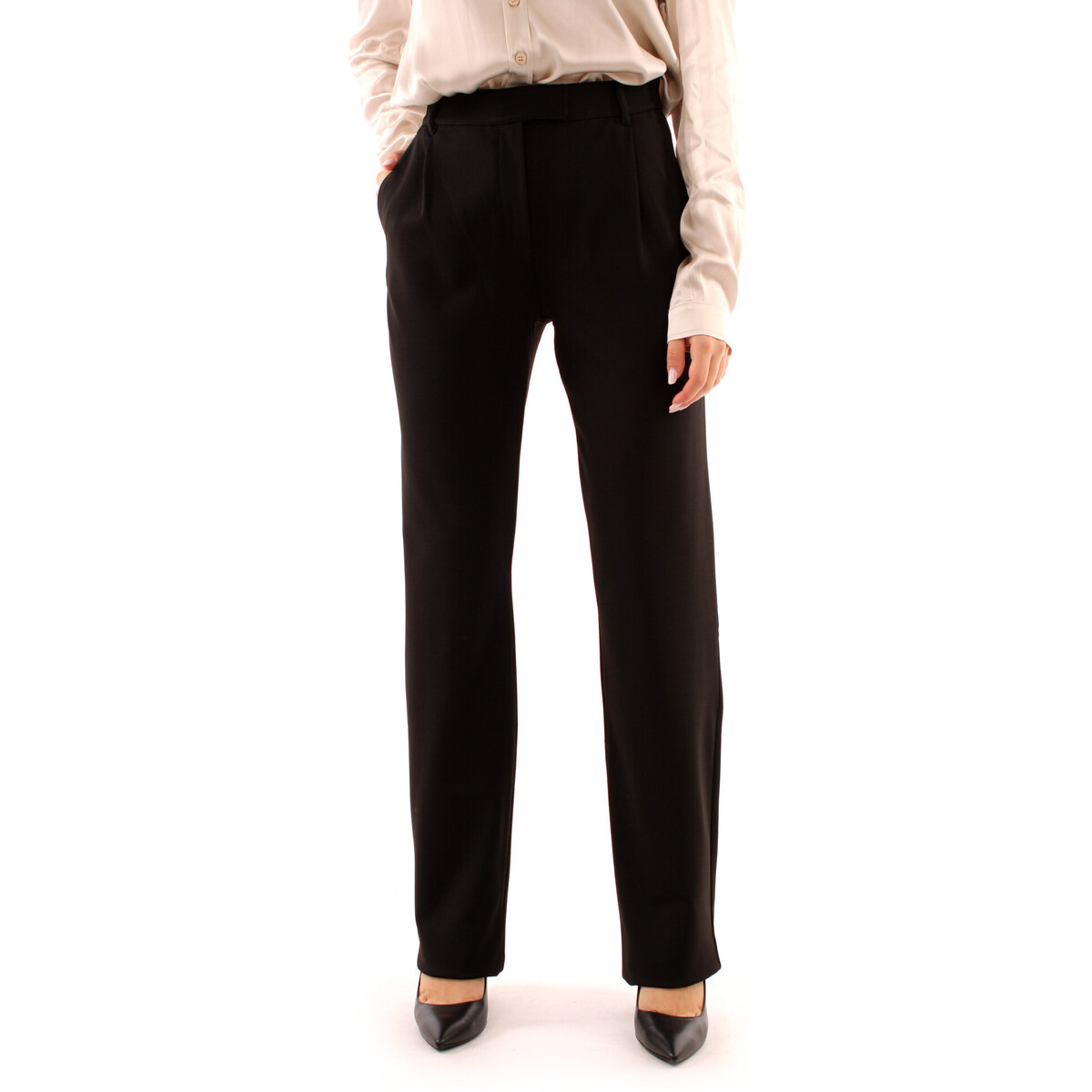 Textil Mulher Calças Marella UVA2 Preto