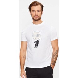 Textil Columbia T-Shirt mangas curtas Karl Lagerfeld 500251 755071 Branco