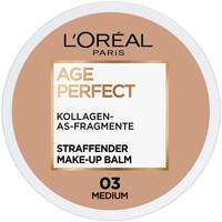 beleza Mulher Base rosto L'oréal Age Perfect Firming Makeup Balm - 03 Medium Bege