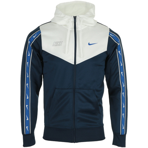 Textil Homem Casacos fato de treino Nike M Nsw Repeat Sw Pk Fz Hoody Azul