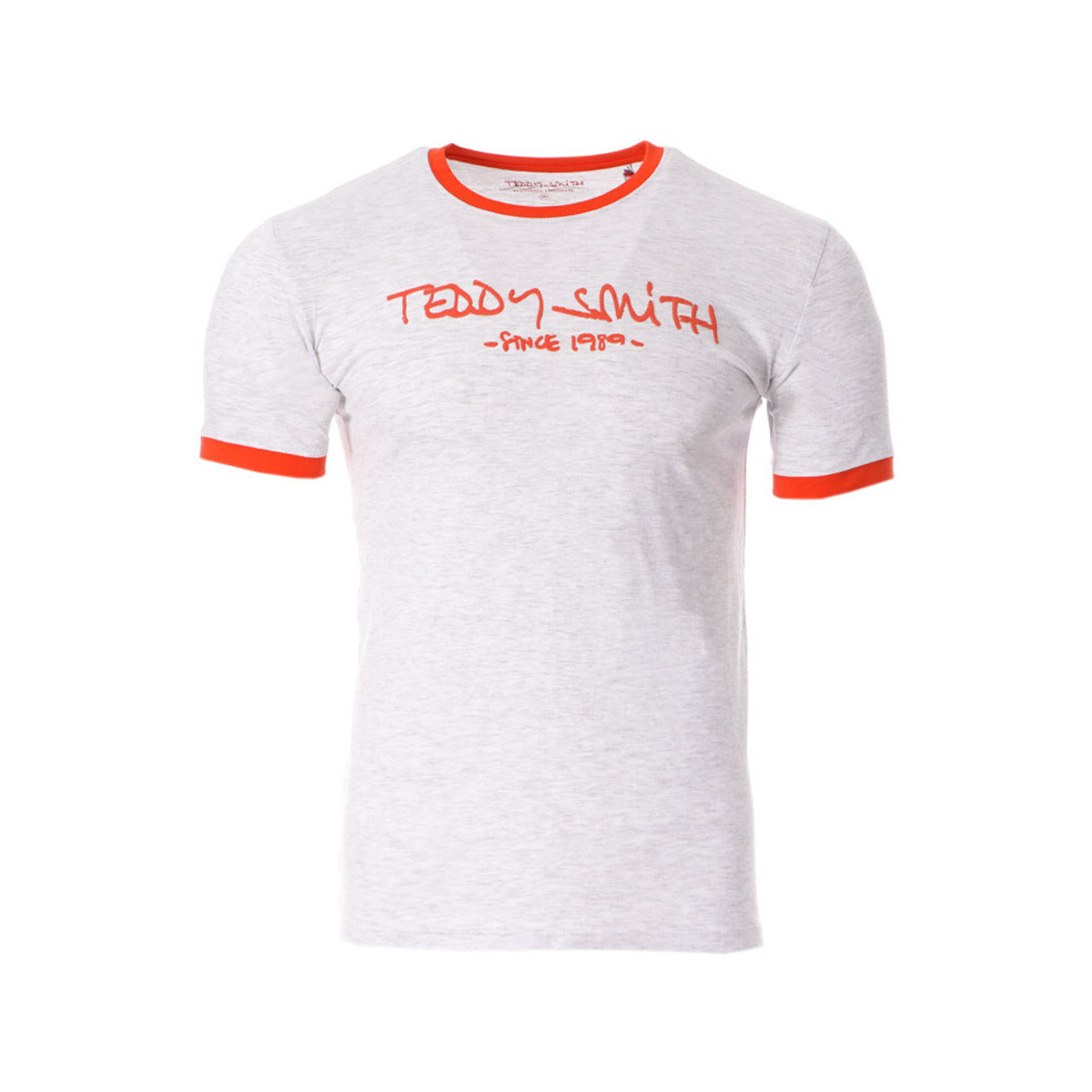 Textil Homem T-shirts e Pólos Teddy Smith  Branco