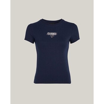 Textil Mulher T-shirts e Pólos Tommy Hilfiger DW0DW17839C1G Azul