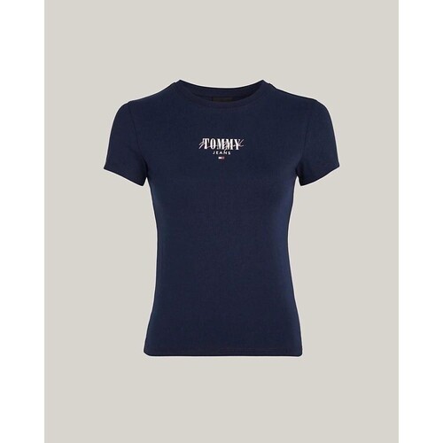 Textil Mulher T-shirts e Pólos Tommy Hilfiger DW0DW17839C1G Azul