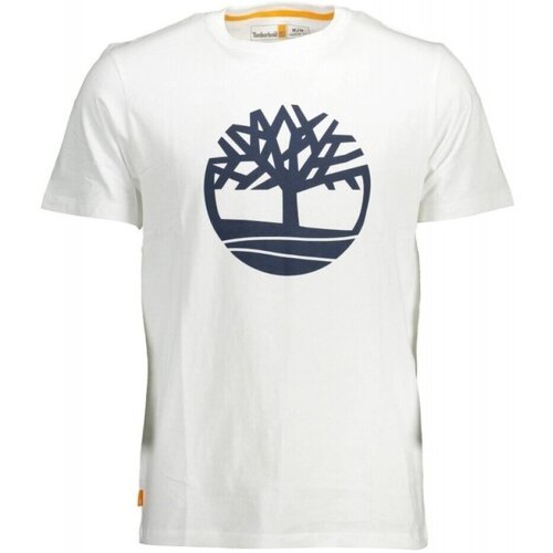 Textil Homem T-Shirt mangas curtas Kad Timberland TB0A2C6S Branco