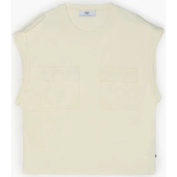 Textil Mulher T-shirts e Pólos Franklin & Marshises T-shirt FREESIA Branco