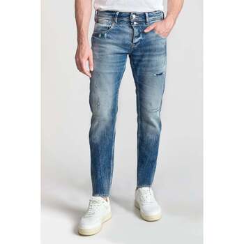 Textil Homem Calças de ganga Pulp High Casal Jeans ajusté elástica 700/11, comprimento 34 Azul