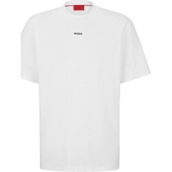 Textil Homem T-Shirt mangas curtas BOSS 50488330 DAPOLINO Branco