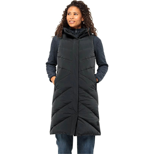 Textil Mulher camisolas Jack Wolfskin MARIENPLATZ VEST W Preto