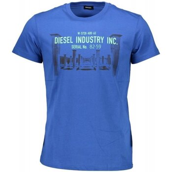 Textil Homem New Balance Printed Fast Flight T-shirt Met Korte Mouwen Diesel SEFY-T-DIEGO Azul