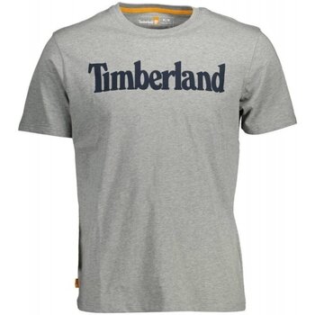 Textil Homem T-Shirt mangas curtas Timberland estampado TB0A2BRN Cinza