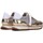 Sapatos Mulher Sapatilhas Hispanitas ZAPATILLAS CORDONES LOIRA HV243231 MULTI-ORO Ouro