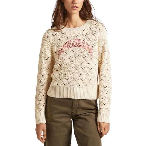 Textil Mulher camisolas Pepe jeans  Bege