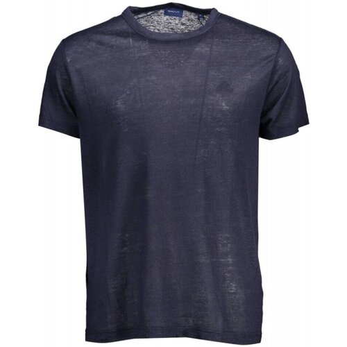 Textil Homem T-Shirt mangas lighters Gant 21012023029 Azul