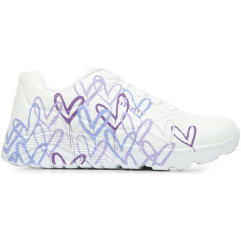 Sapatos Rapariga Sapatilhas Skechers Uno Lite Spread The Love Branco