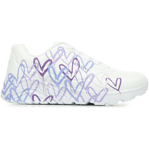 Sapatos Rapariga Sapatilhas Skechers Uno Lite Spread The Love Branco
