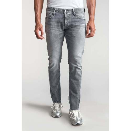 Textil Homem em 5 dias úteis Le Temps des Cerises Jeans regular 700/17, comprimento 34 Cinza
