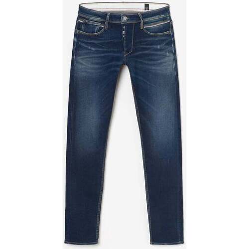 Textil Homem em 5 dias úteis Le Temps des Cerises Jeans ajusté elástica 700/11, comprimento 34 Azul