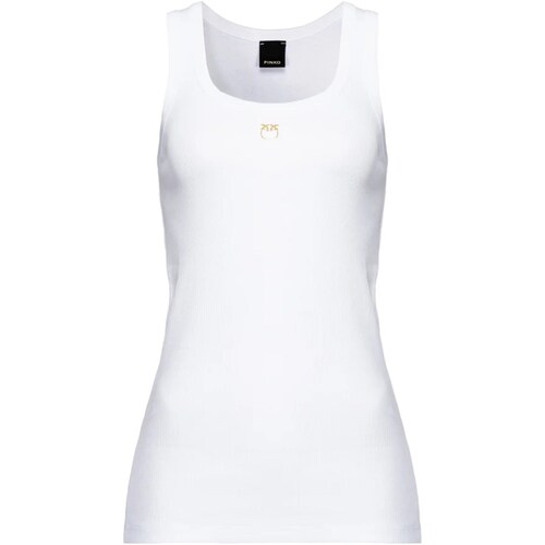 Textil Mulher Top 5 de vendas Pinko 100807-A0PU Branco