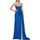 Textil Mulher Vestidos curtos Impero Couture OYD13-219 Azul