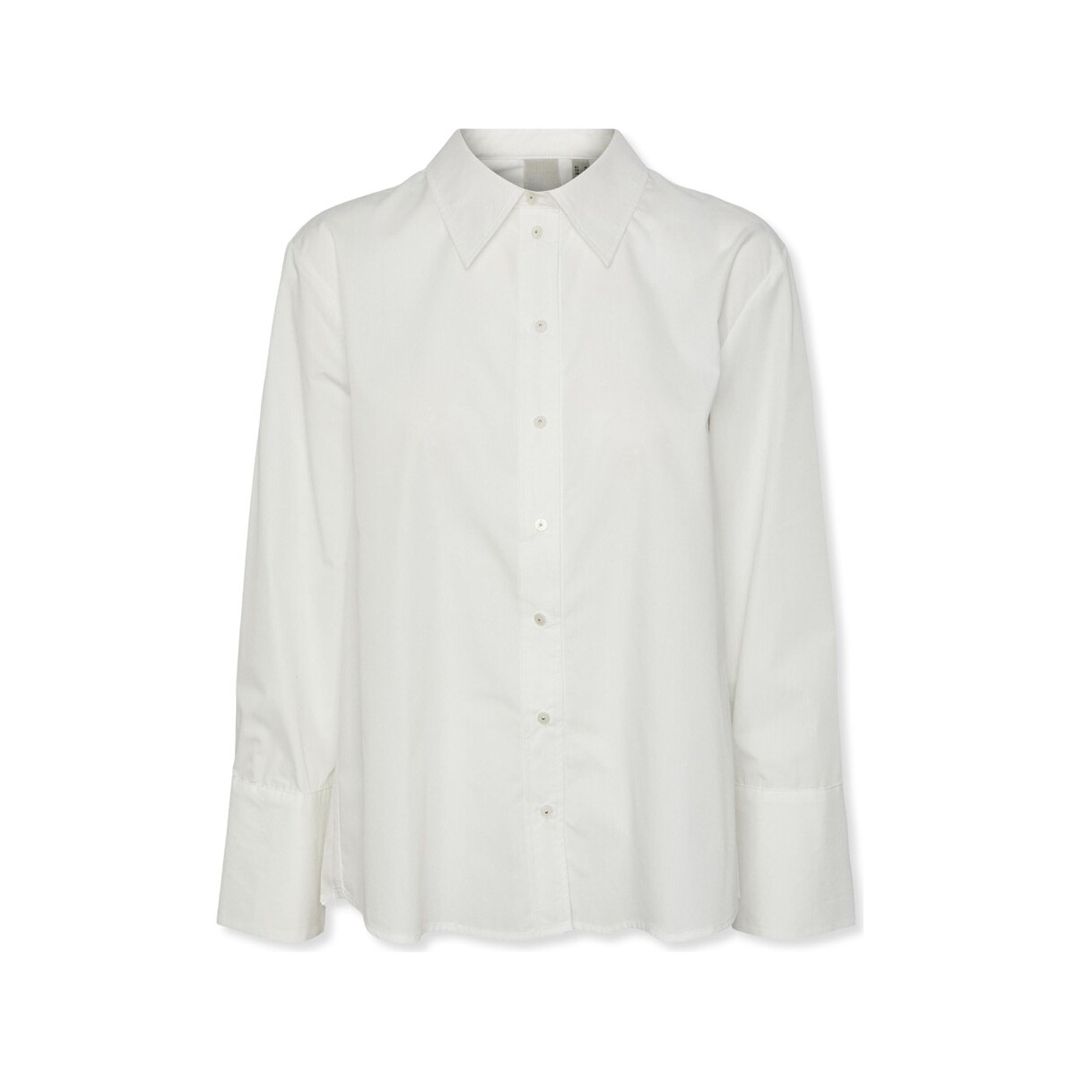 Textil Mulher Tops / Blusas Y.a.s YAS Camisa Roya L/S - Star White Branco