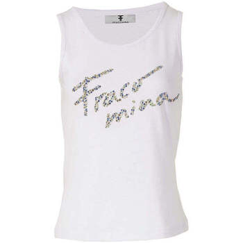 Textil Mulher T-shirts e Pólos Fracomina FP24ST2010J464N5-278-1-1 Branco