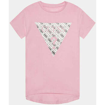 Textil Rapariga T-shirts e Pólos Guess P2214 J4RI11-G65F-9-22 Rosa