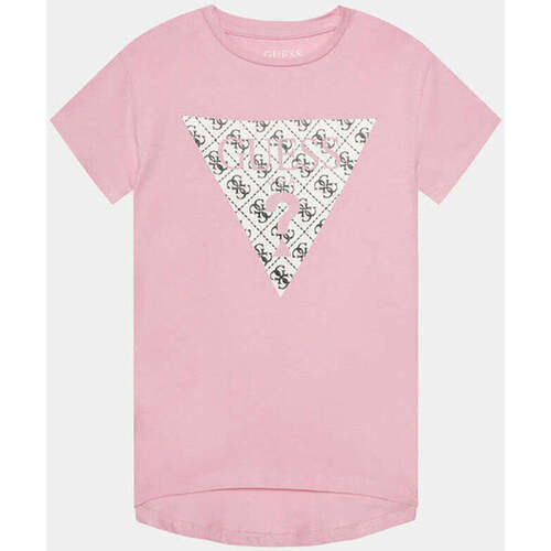 Textil Rapariga T-shirts e Pólos Guess J4RI11-G65F-9-22 Rosa