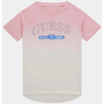 Textil Rapariga T-shirts e Pólos ROSE Guess J4RI19-G011-1-23 Branco