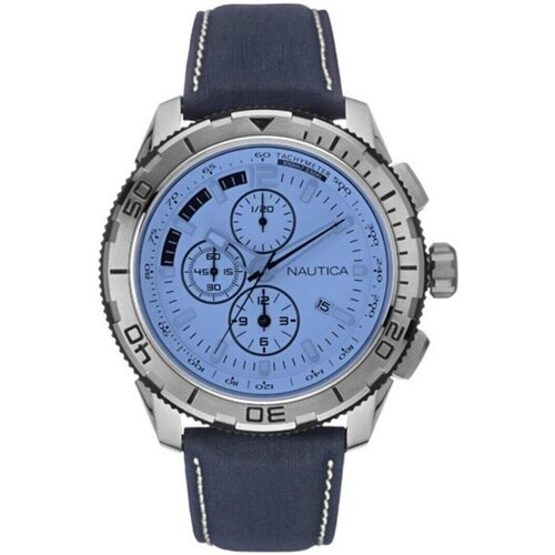 Conjunto de mesa Homem Relógio Nautica NAI19519G Azul