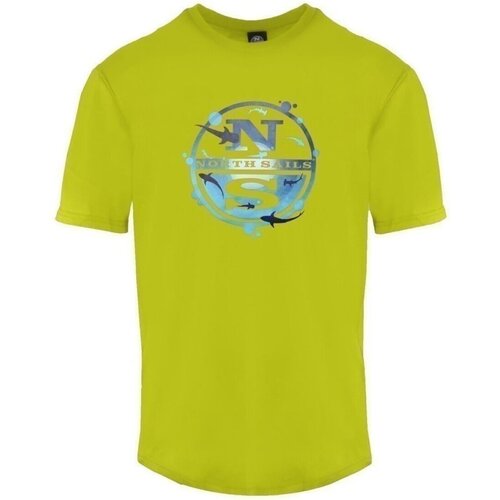 Textil Homem T-Shirt mangas curtas North Sails 9024120470 Amarelo