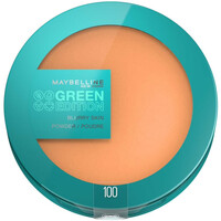 beleza Mulher Blush e pó compacto Maybelline New York Green Edition Blurry Skin Face Powder - 100 Castanho