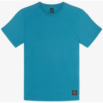 Textil Homem T-shirts e Pólos Franklin & Marsh T-shirt BROWN Azul
