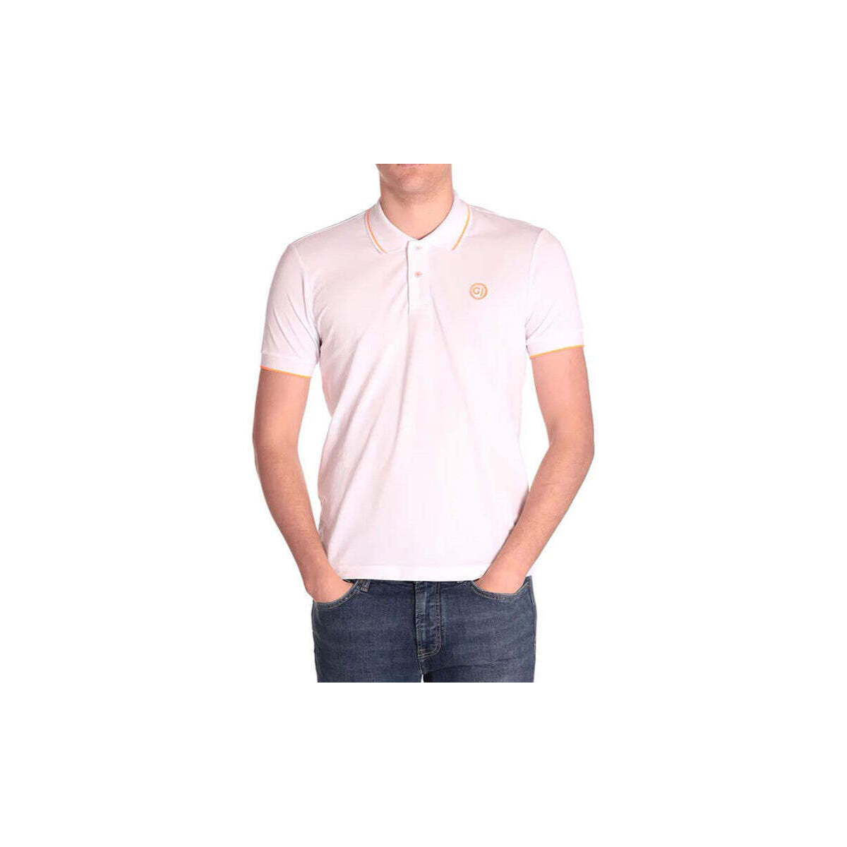 Textil Homem T-shirts e Pólos Gaudi 311GU64007-2100-1-1 Branco