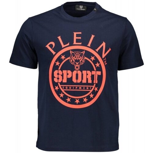 Textil Homem T-Shirt mangas curtas Philipp Plein Sport TIPS128 Azul