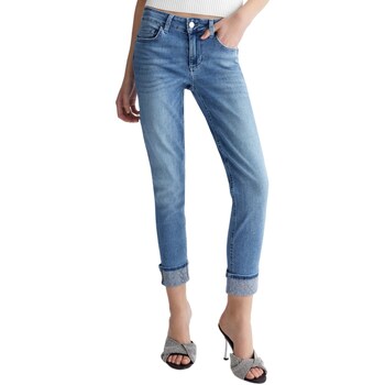 Textil Mulher Calças Straight Jeans Liu Jo UA4006D4615 Azul