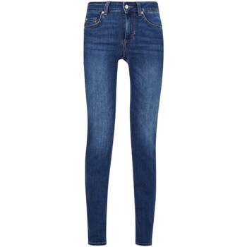 Textil Mulher Calças SWEATSHIRT Jeans Liu Jo UXX028D4186 Azul